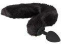 Pet Play Kit - anální kolík s ocasem a čelenka s ušima (Bad Kitty)