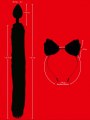 Pet Play Kit - anální kolík s ocasem a čelenka s ušima (Bad Kitty)