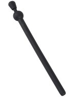 Kolíky do penisu (penis plugy): Silikonový dilatátor - kolík do penisu se zátkou Piss Play (7 mm)