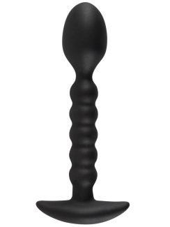 Tenký anální kolík ze silikonu (Black Velvets)