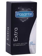 Zesílené kondomy na anální sex: Kondomy Pasante Extra (12 ks)