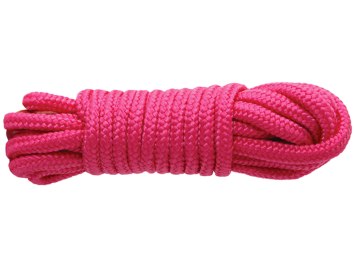 Růžové lano na bondage SINFUL (7,6 m)