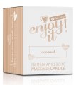 Afrodiziakální masážní svíčka MAGNETIFICO - Enjoy it! (coconut)