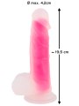 Realistické dildo Super Softie Medium (19,5 cm)