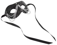 Škrabošky, čelenky a masky: Škraboška s ozdobnými řetízky Sincerely Chained