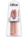 Realistické dildo King Cock Two Cocks One Hole 11" (Pipedream)