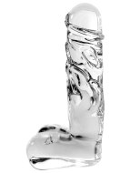 Skleněná a keramická dilda a penisy: Realistické skleněné dildo Icicles No. 40
