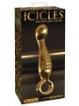 Skleněné dildo ICICLES G04 Gold Edition (Pipedream)