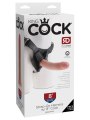 Realistické dildo King Cock 8" + postroj Heavy Duty (Pipedream)