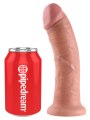 Realistické dildo s přísavkou King Cock 8" (20 cm)