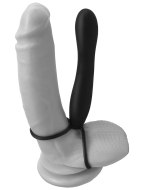Strapony pro partnerské hrátky: Připínací penis pro muže Double Trouble (15 cm)