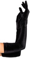 Sexy rukavice a návleky na ruce: Extra dlouhé sametové rukavice (Leg Avenue)