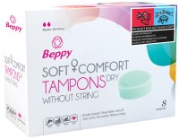 Menstruační tampony (houbičky): Menstruační houbičky Beppy DRY – klasické (8 ks)