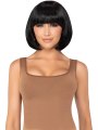 Paruka s ofinou Short Natural Bob - černá, krátká (mikádo)