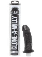 Odlitek penisu a vaginy: Odlitek penisu Clone-A-Willy Jet Black - vibrátor