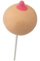 Lízátko ve tvaru prsa Boobie Pops (jahoda)
