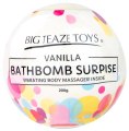 Bomba do koupele s vibrační patronou Surprise (vanilka)