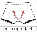 Síťované boxerky s push-up efektem (Svenjoyment)