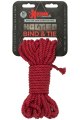 Konopné lano na bondage KINK Hogtied Bind & Tie 30 ft, 9 m (červené)