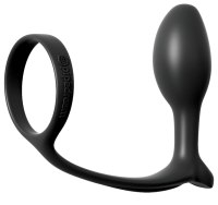 Anální a vaginální háky: Anální kolík s kroužkem na penis Anal Fantasy Ass-Gasm Slim Plug