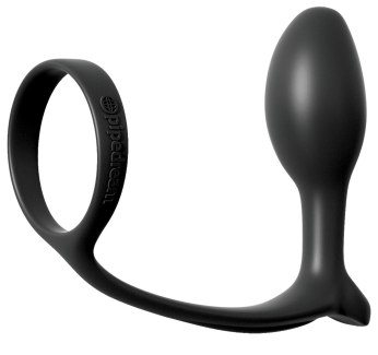 Anální kolík s kroužkem na penis Anal Fantasy Ass-Gasm Slim Plug