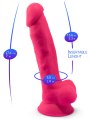 Realistické dildo z paměťového silikonu SILEXD 7" Model 1 (růžové)