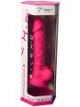 Realistické dildo z paměťového silikonu SILEXD 7" Model 1 (růžové)