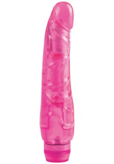 Realistický minivibrátor Pink Sapphire (Juicy Jewels)