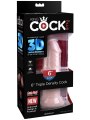 Realistické dildo Triple Density 6" (King Cock Plus)