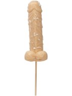 Lechtivé doplňky a dárky na párty, narozeniny a oslavy: Lízátko ve tvaru penisu Cum Pops (příchuť mléčné čokolády)