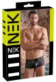 Lesklé boxerky s průsvitnými asymetrickými vsadkami (NEK)