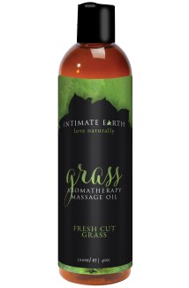 Masážní olej Intimate Earth Grass (120 ml)