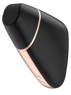 Bezdotyková stimulace klitorisu: Luxusní nabíjecí stimulátor klitorisu Satisfyer Love Triangle, černý (ovládaný mobilem)