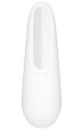 Nabíjecí stimulátor klitorisu Satisfyer Curvy 1+, bílý (ovládaný mobilem)