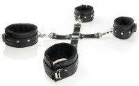 Pouta na ruce: Poutací kříž s pouty Fetish Fantasy Cumfy Hogtie