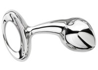 Skleněné a kovové anální kolíky: Luxusní anální kolík NJOY Pure Plug (střední)