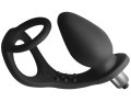 Vibrační anální kolík s kroužkem na penis a varlata RO-Zen