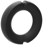 Nevibrační erekční kroužky: Silikonový erekční kroužek s kovovým jádrem KINK (50 mm)
