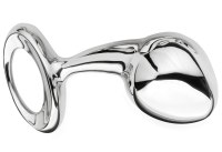 Skleněné a kovové anální kolíky: Luxusní anální kolík NJOY Pure Plug (velký)