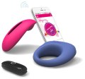 Vibrační stimulátor klitorisu Candy + erekční kroužek Dante (ovládaný mobilem)