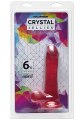 Dildo s varlaty a přísavkou Crystal Jellies Slim 6,5" (Doc Johnson)