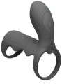 Otevřený vibrační návlek na penis OptiMALE (s dálkovým ovladačem)