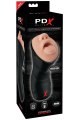Vibrační ústa PDX Elite Deep Throat Vibrating Stroker (Pipedream)