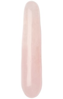 Oboustranné dildo z růženínu Rose Quartz Wand (La Gemmes)