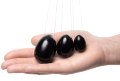 Yoni vajíčko z obsidiánu Black Obsidian Egg M, (střední)