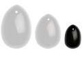Yoni vajíčko z obsidiánu Black Obsidian Egg S, (malé)
