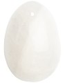 Yoni vajíčko z křišťálu Clear Quartz Egg L, (velké)
