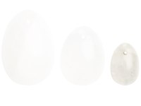 Yoni vajíčka: Yoni vajíčko z křišťálu Clear Quartz Egg S, (malé)
