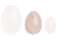 Yoni vajíčka: Yoni vajíčko z růženínu Rose Quartz Egg M, (střední)
