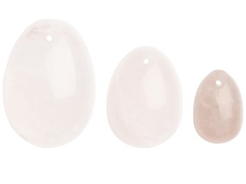 Yoni vajíčko z růženínu Rose Quartz Egg S, (malé)
